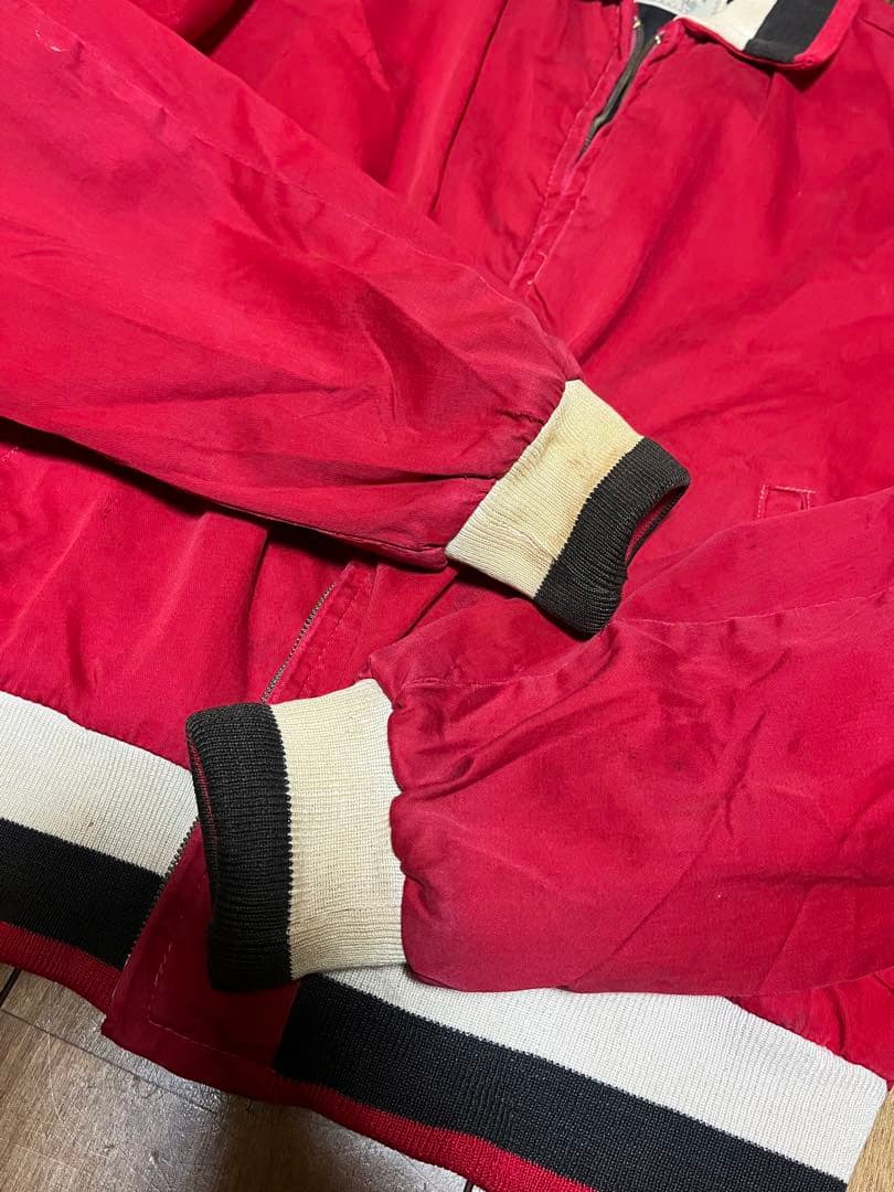 50,s Daniel Boone綿混ギャバジャン　crownジッパ40