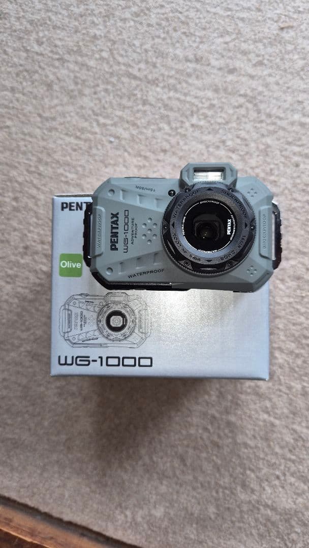 PENTAX WG-1000 コンパクトデジタルカメラ　バッテリー2個