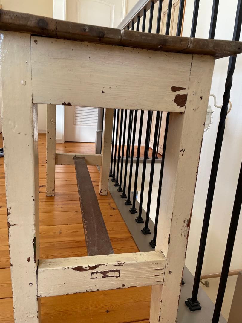 アンティークデスク　アンティークテーブル　店舗什器　シャビーシック