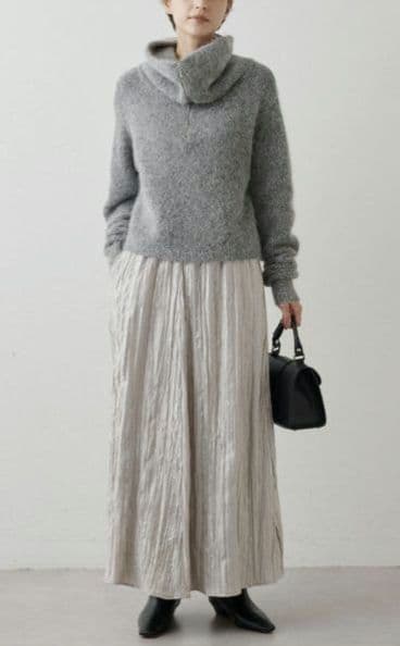 【THE PAUSE】ハーフジッププルオーバー