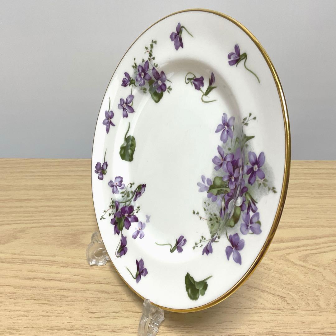 ハマースレイ　バイオレット　約17.7cm デザートプレート　① 2枚組