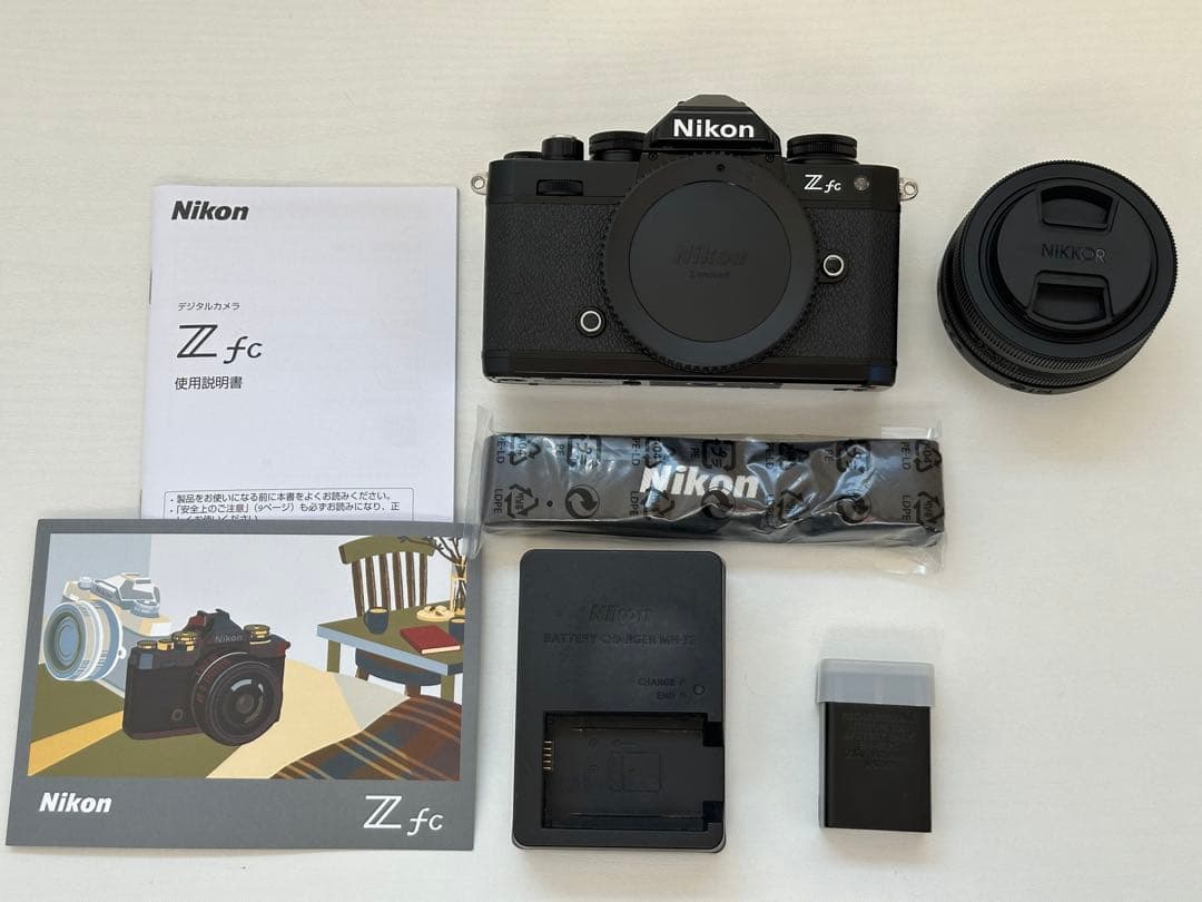 【超美品】Nikon Zfcミラーレス一眼ブラック 16-50 VRレンズキット