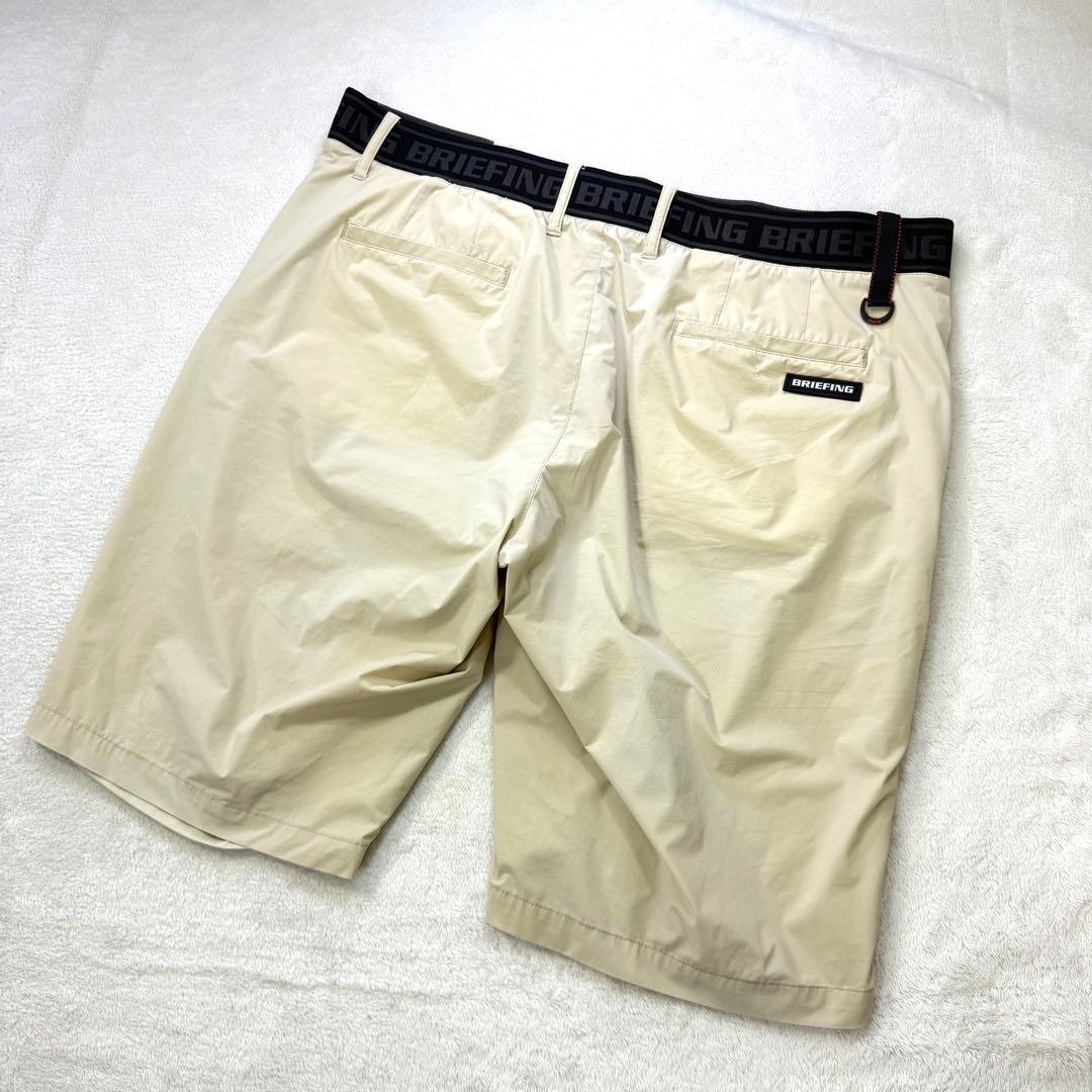 BRIEFING GOLF ロゴリングウエストゴムストレッチショートパンツXL