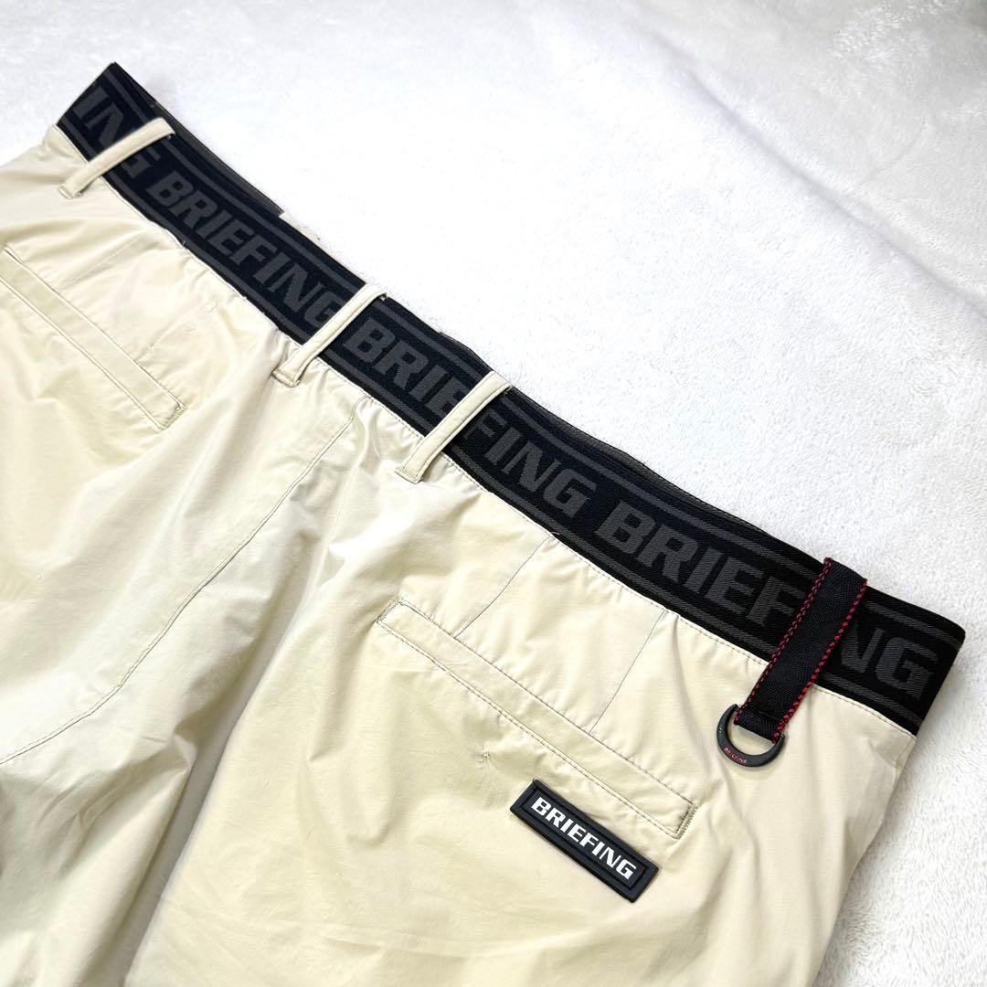 BRIEFING GOLF ロゴリングウエストゴムストレッチショートパンツXL
