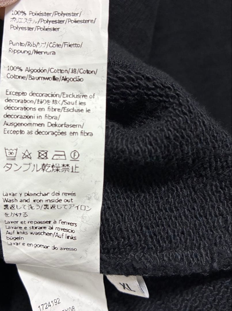 LOEWE アナグラム刺繍 パーカー ブラック XL / 美品