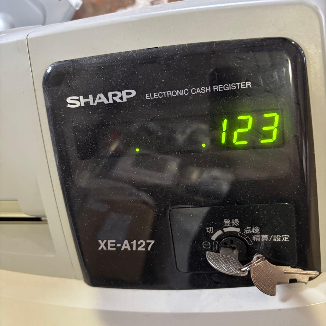 シャープ XE-A127-H 電子レジスタ