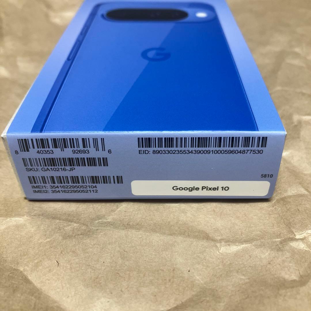【新品、未開封】Google Pixel 10 128GB ブルー 本体