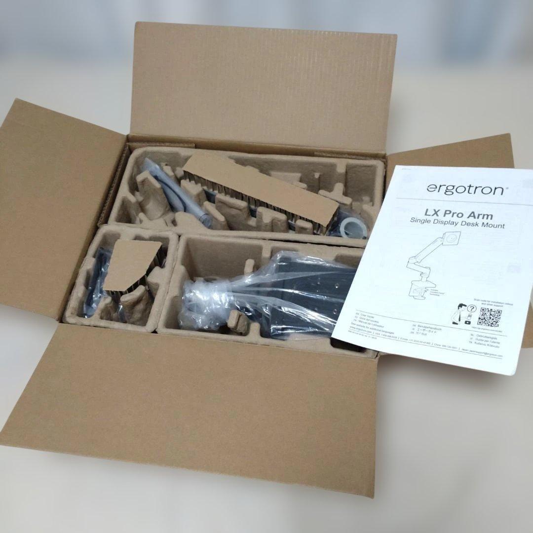 エルゴトロン LX Pro デスクモニターアーム (ブラック)