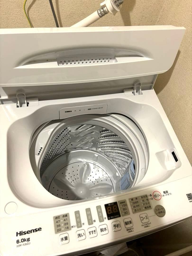 美品！洗濯機　ハイセンスHW-K60J