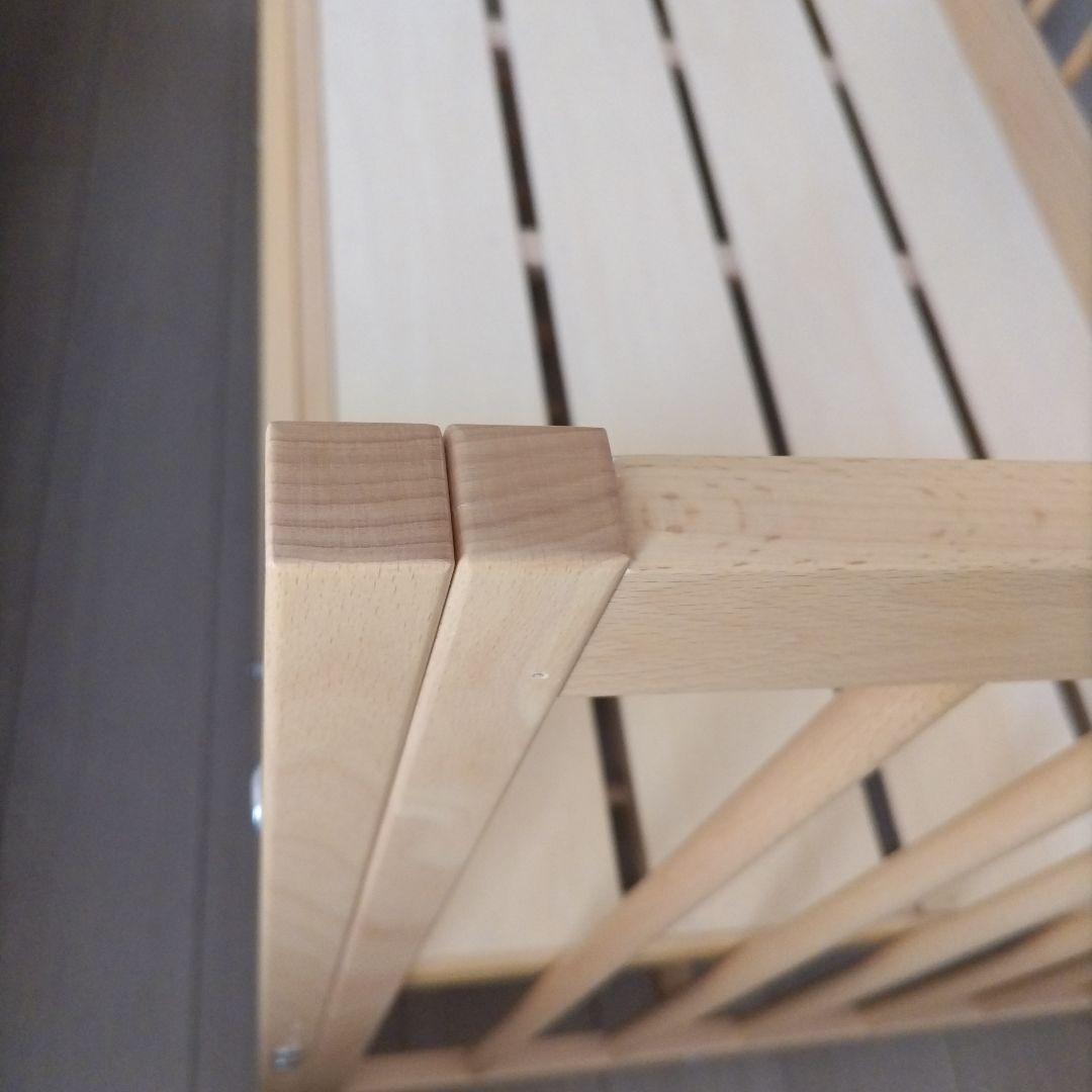 Yosi　サワベビー 澤田工業 S型 スクレ ベビーベッド 添い寝ベッド