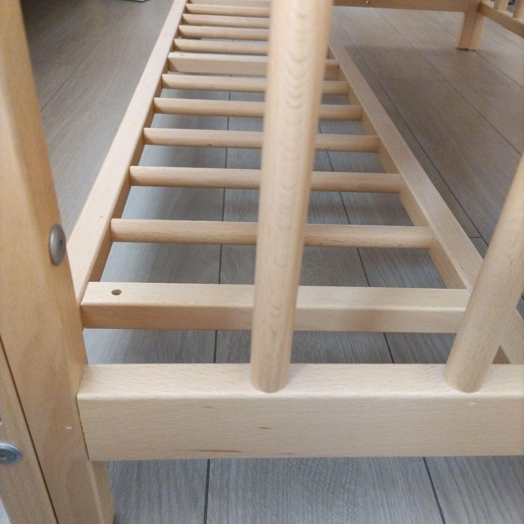 Yosi　サワベビー 澤田工業 S型 スクレ ベビーベッド 添い寝ベッド