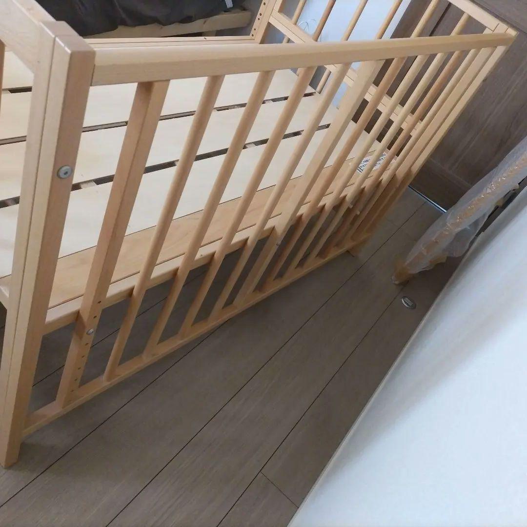 Yosi　サワベビー 澤田工業 S型 スクレ ベビーベッド 添い寝ベッド