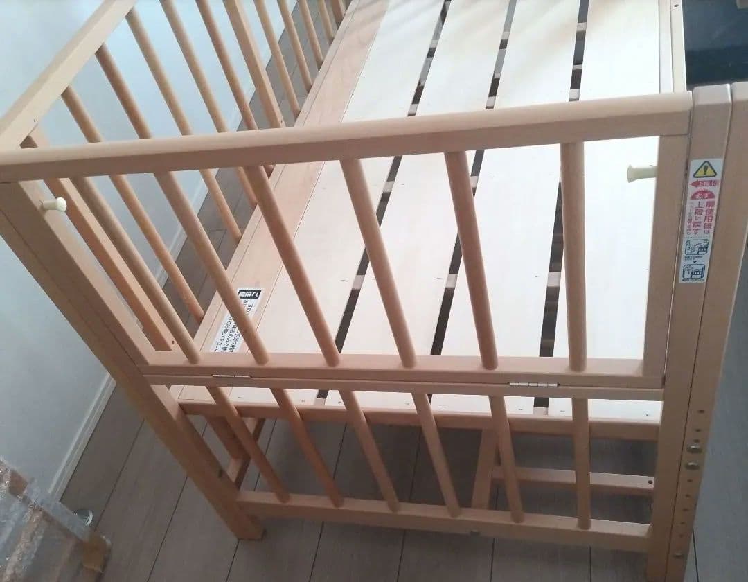 Yosi　サワベビー 澤田工業 S型 スクレ ベビーベッド 添い寝ベッド