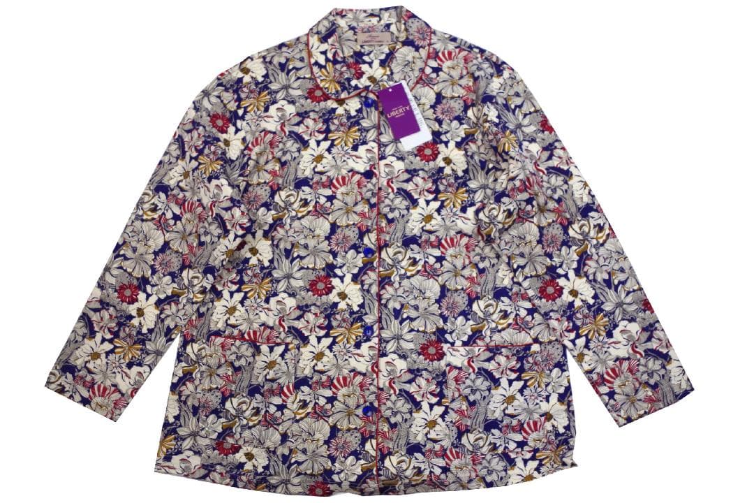 【新品】リバティ LIBERTY fabric　秋冬物厚手スムースパジャマ（S)