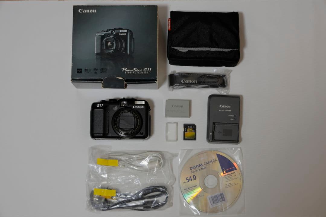 【美品】CANON PowerShot G11 1000万画素　カメラポーチ付