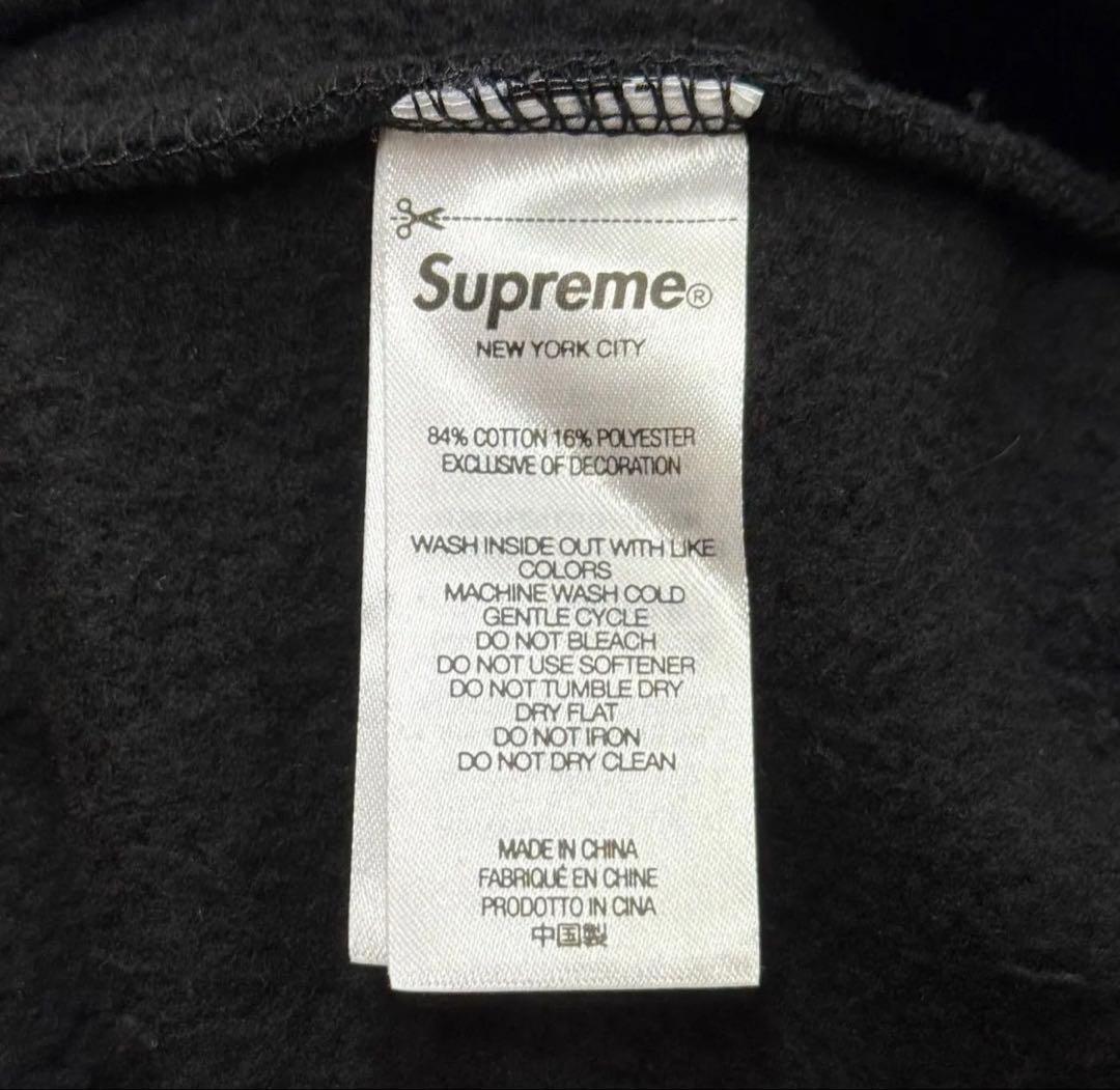 SUPREME カレッジエイトパッチワークレザーパーカー