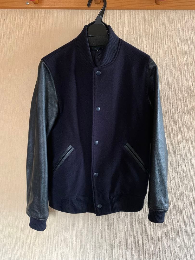 A.P.C アーペーセー スタジャン S ネイビー×ブラックレザー 黒紺