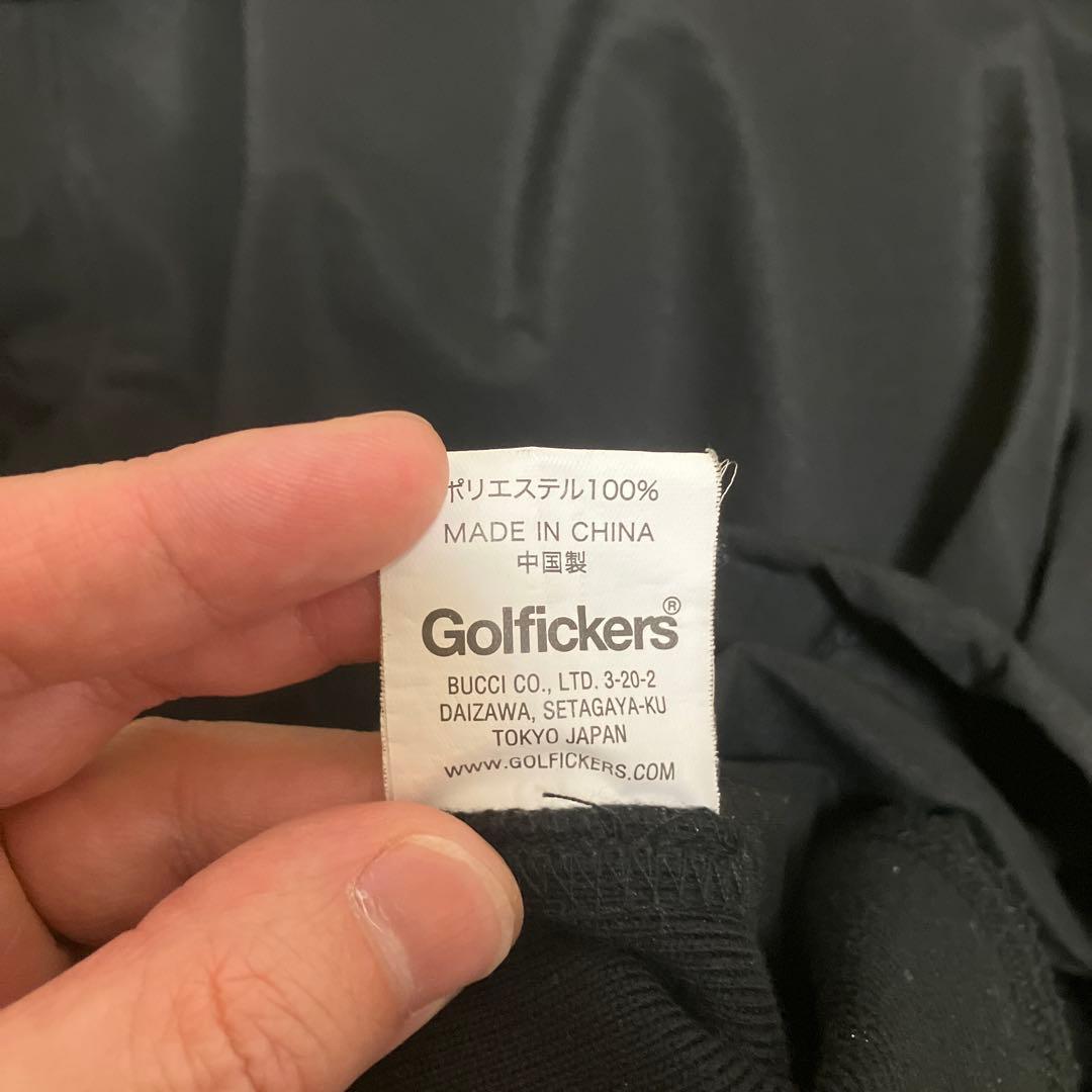 早い者勝ち 激レア Golfickers 黒 Vネックジャケット Ｌサイズ
