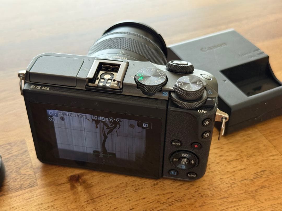 Canon EOS M6 ミラーレスカメラ 本体と充電器