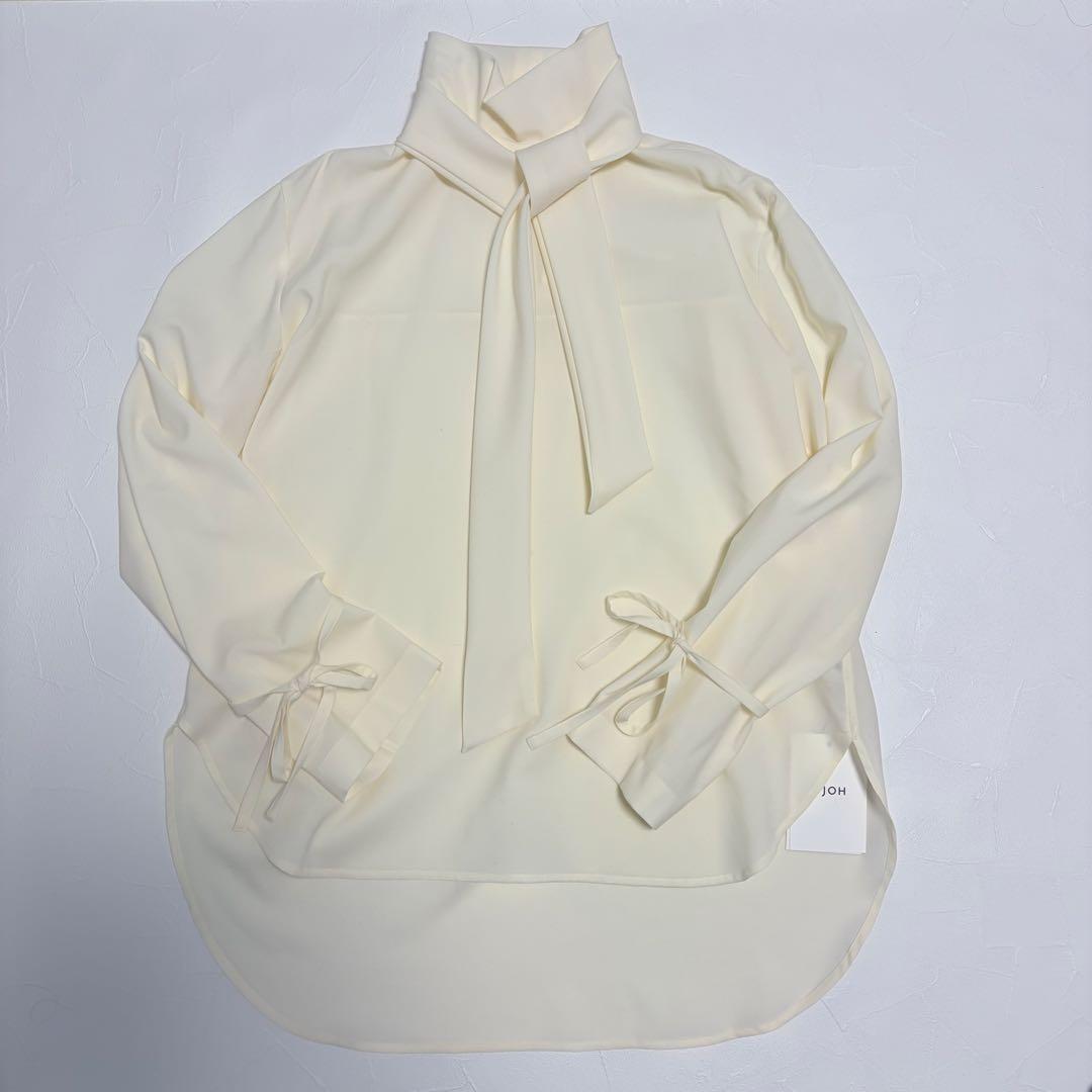 トップス UJOH Bow Tie Shirt Vanilla