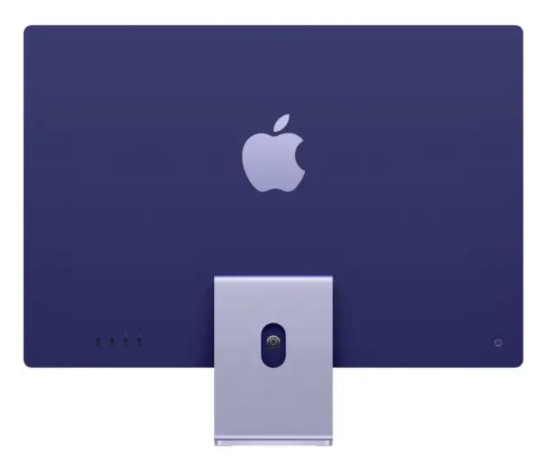 【未使用に近い・箱あり】iMac24インチ・M1チップ・パープル・512GB