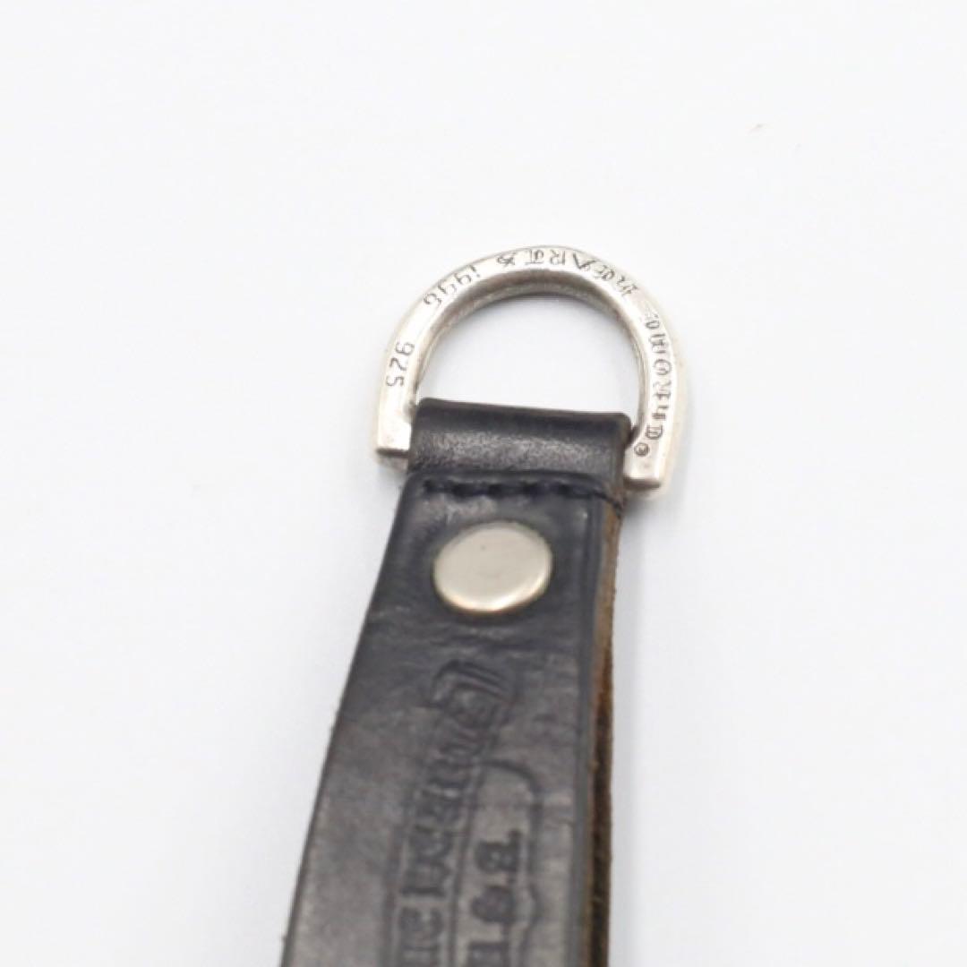 CHROME HEARTS クロムハーツ Dキーリング クロス ボタン ブラック
