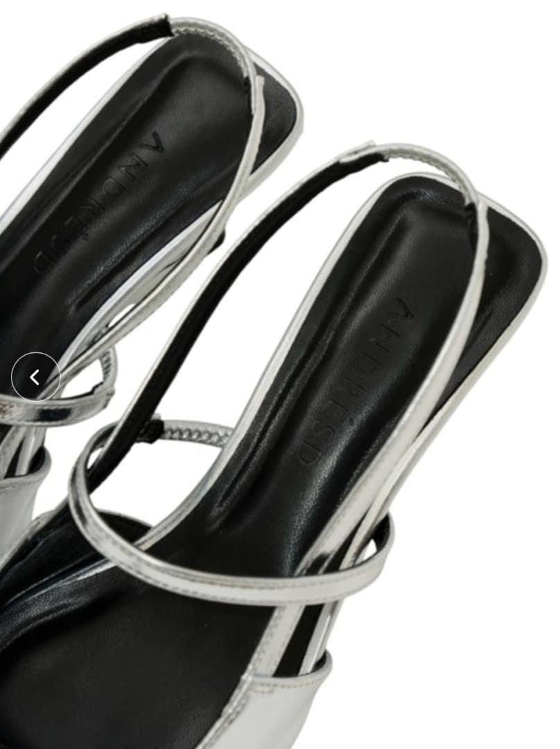 スリングバックオールウェイズシューズ シルバー