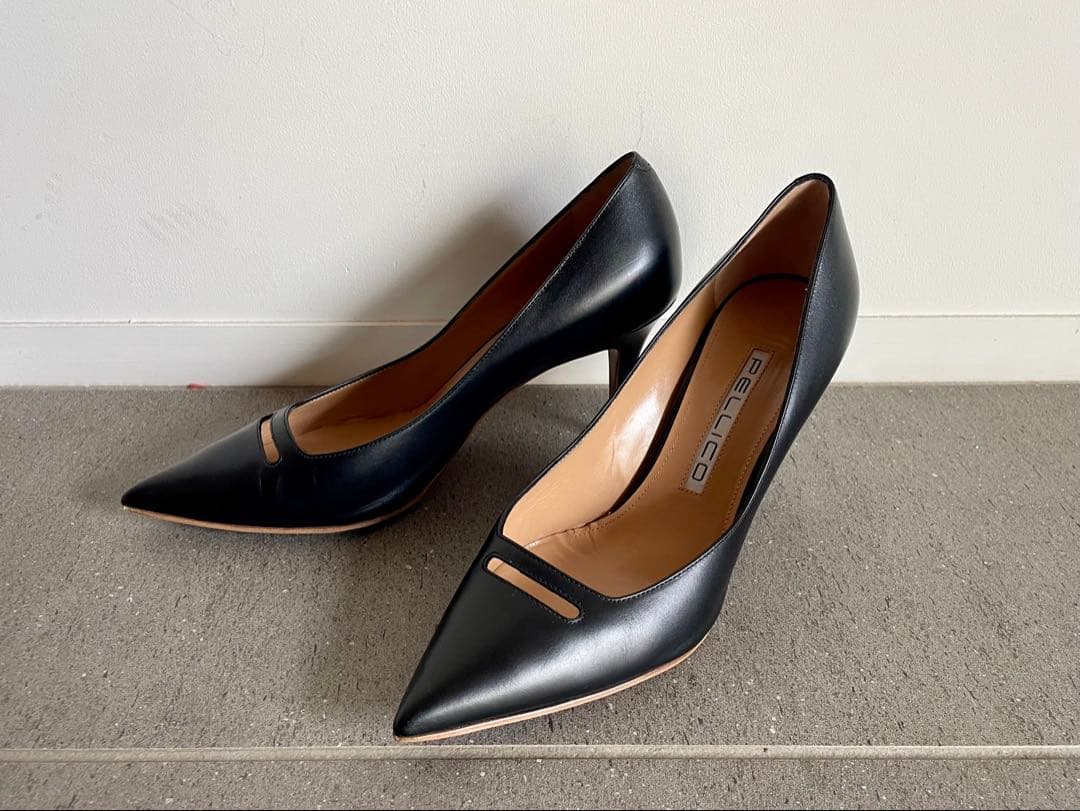 PELLICO ブラック 黒 39 ANIMA ペリーコ