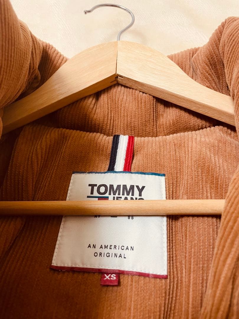  JEANS レディースコーデュロイ 中綿ジャケット XS ベージュ系