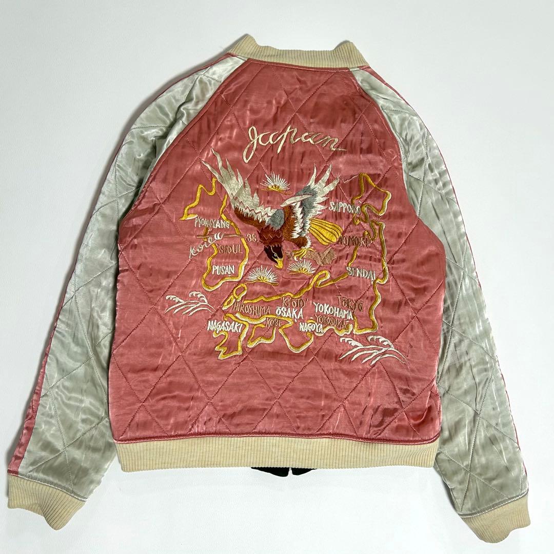 【希少】 THE FLAT HEAD スカジャン ジャケットベロア 別珍 龍