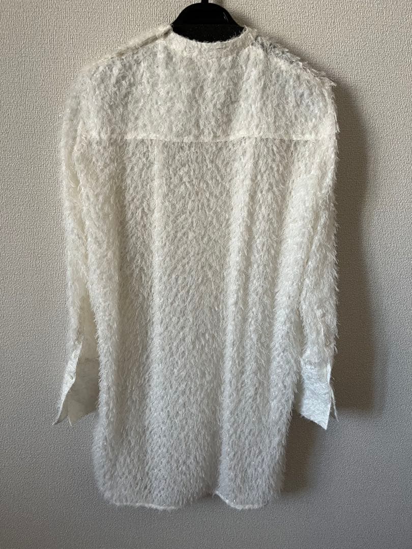 CHIEKO+フラッフィーシャツ ホワイト 36