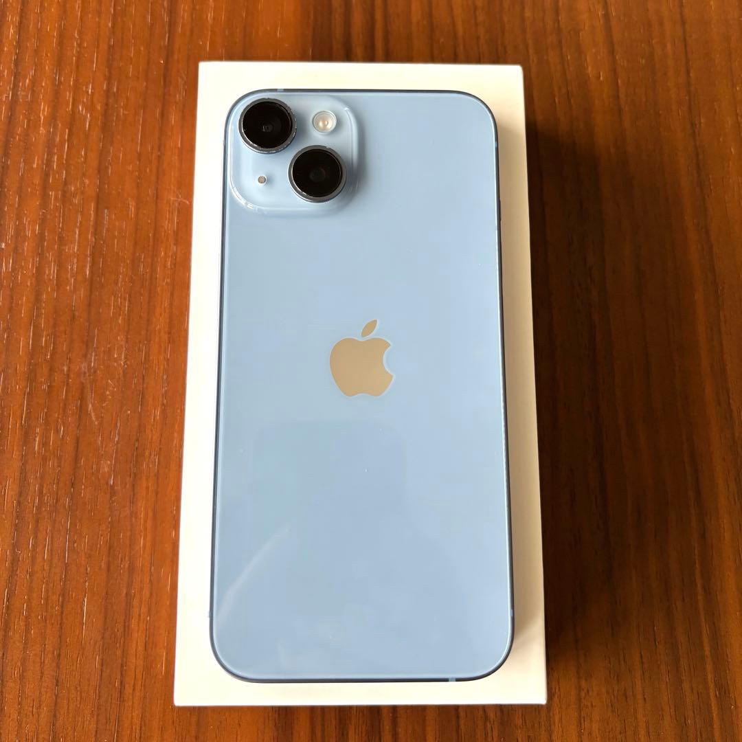 Apple iPhone 14 ブルー 本体・付属品箱あり