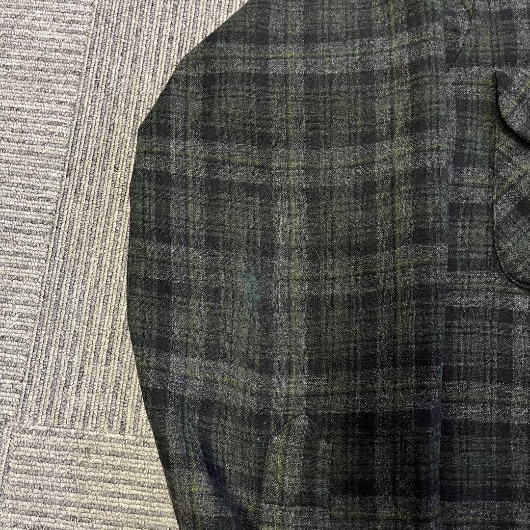 60s Pendleton ボードシャツ レアカラー size L ブラック