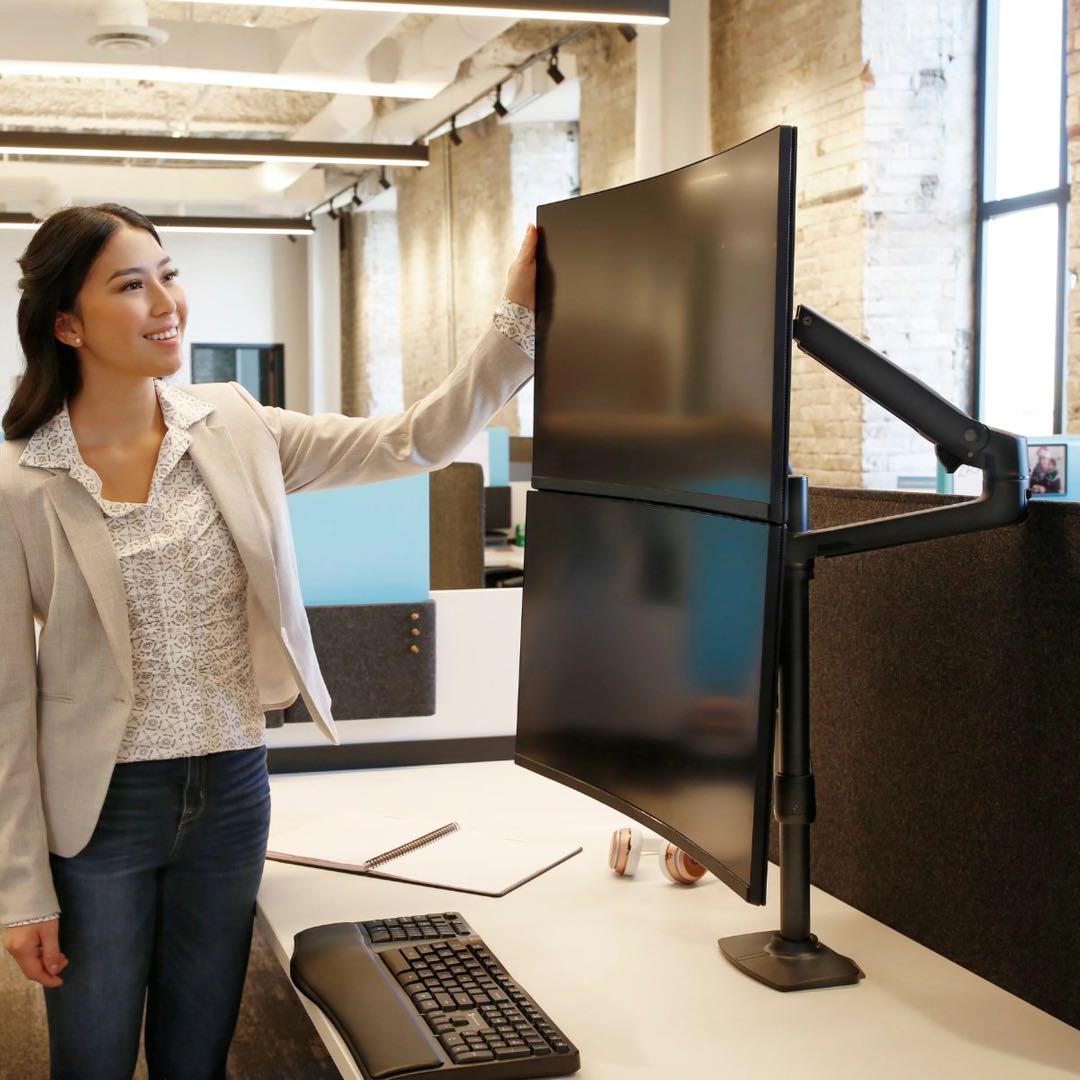 【新品・未開封】エルゴトロン LX デスクマウント デュアルモニターアーム