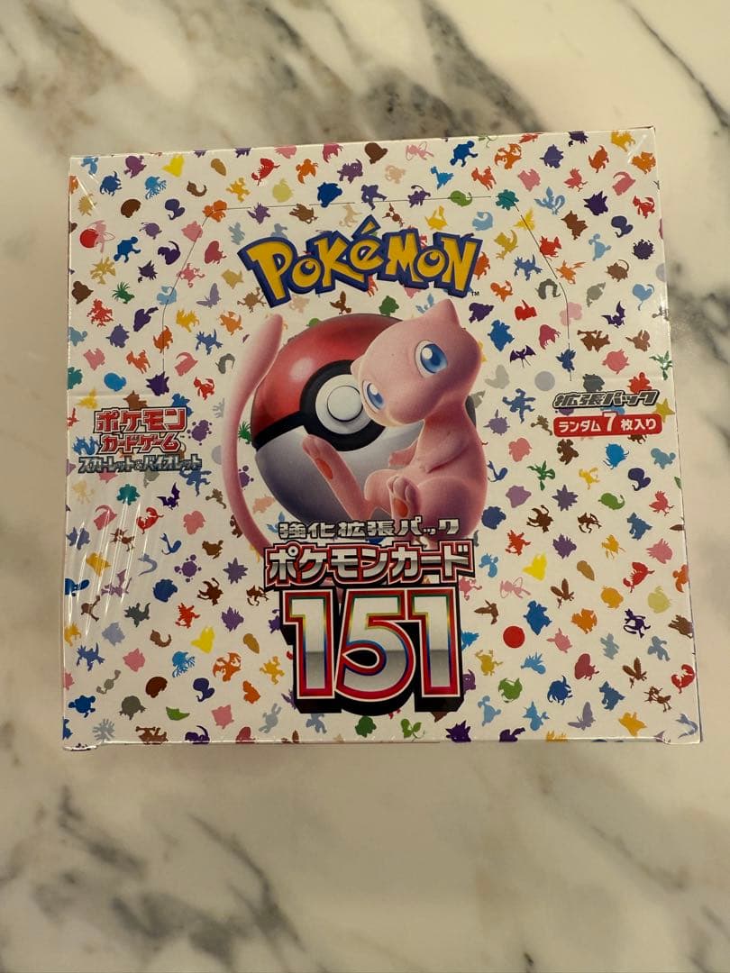 【未開封】ポケモンカード151 BOX シュリンク付き 日本版
