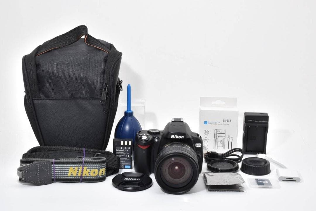 ショット数6378回 コン Nikon D40X レンズセット 付属品多数