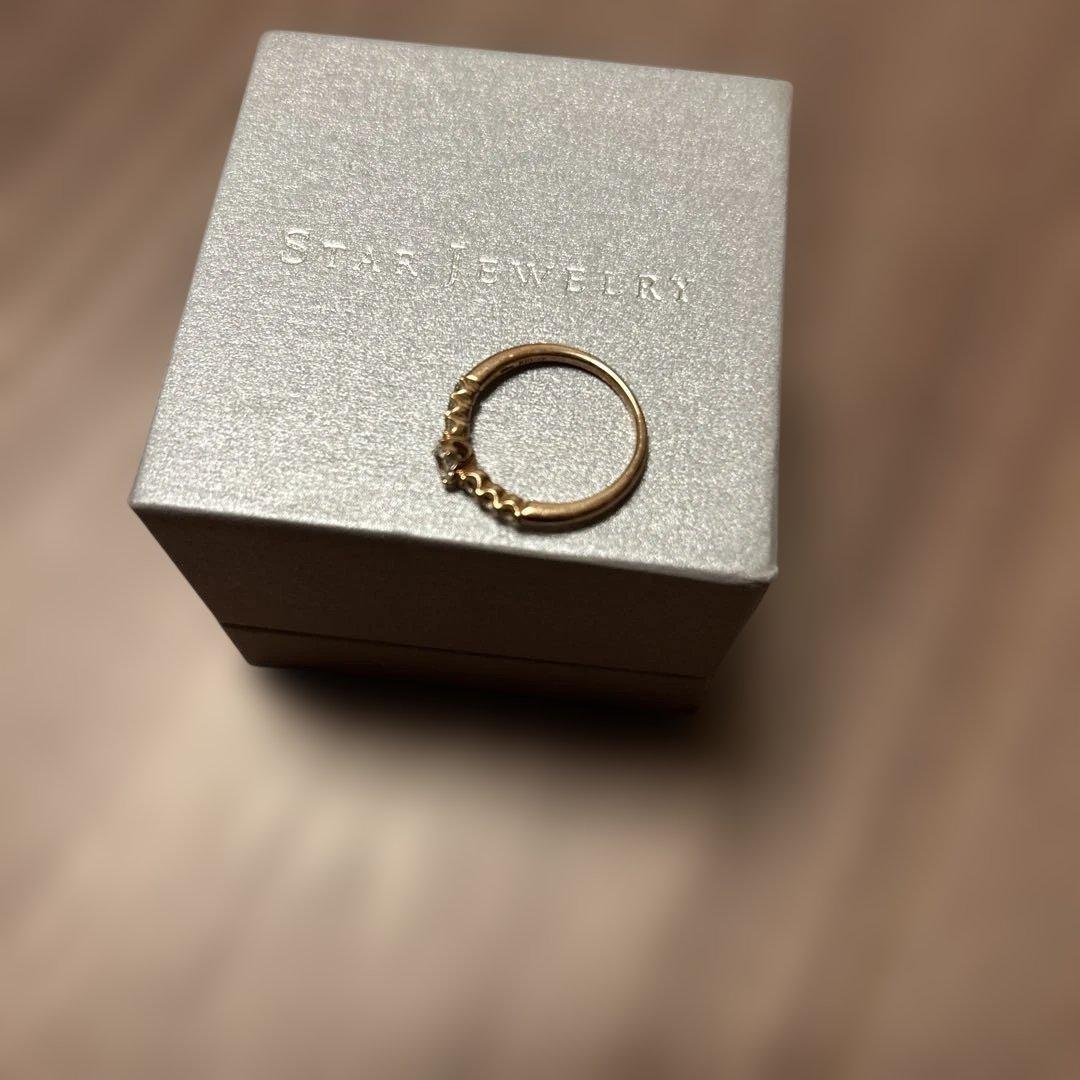 スタージュエリー ピンクゴールドリング