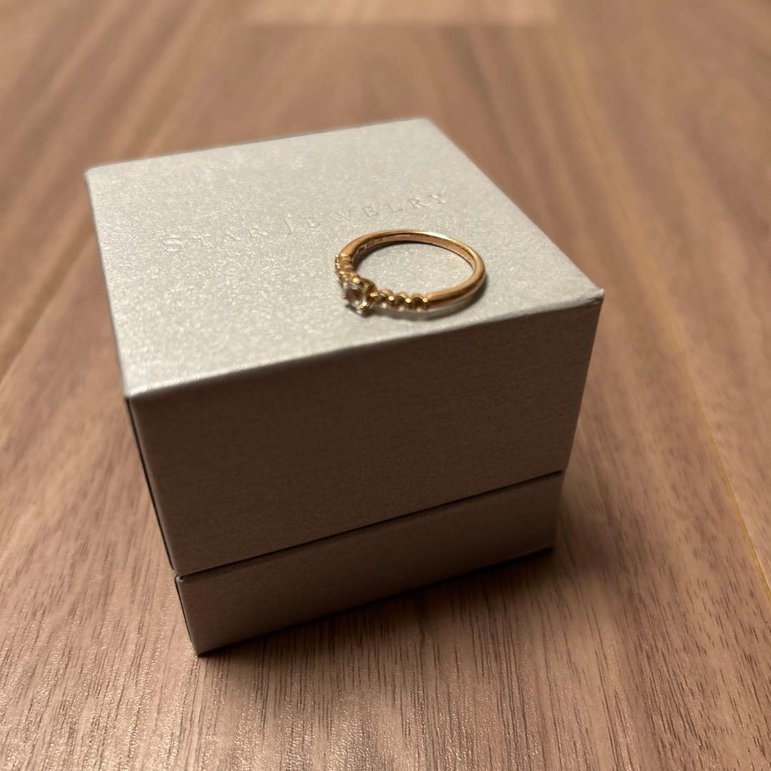 スタージュエリー ピンクゴールドリング