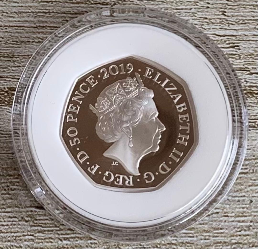 2019年 ピーターラビット プルーフ銀貨 ビアトリクスポター
