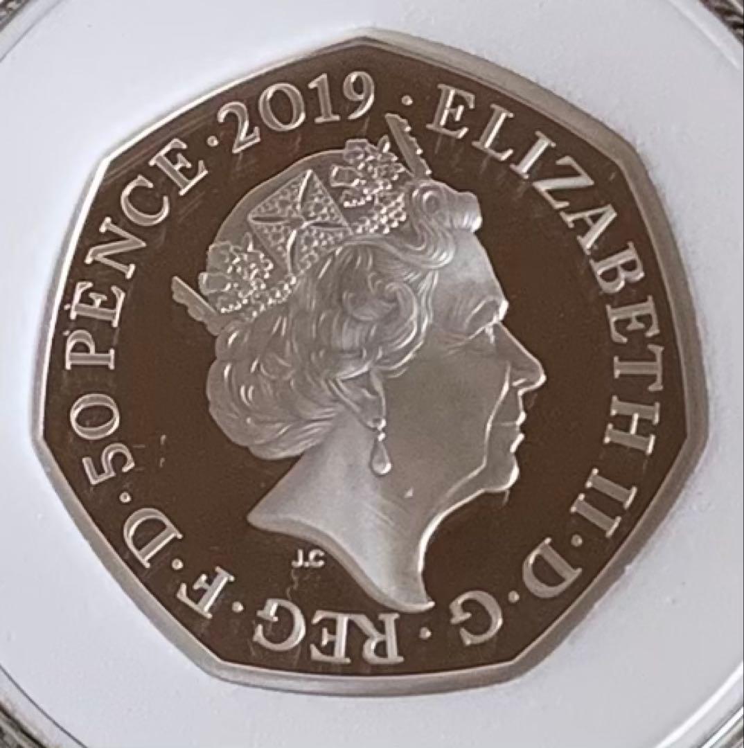 2019年 ピーターラビット プルーフ銀貨 ビアトリクスポター