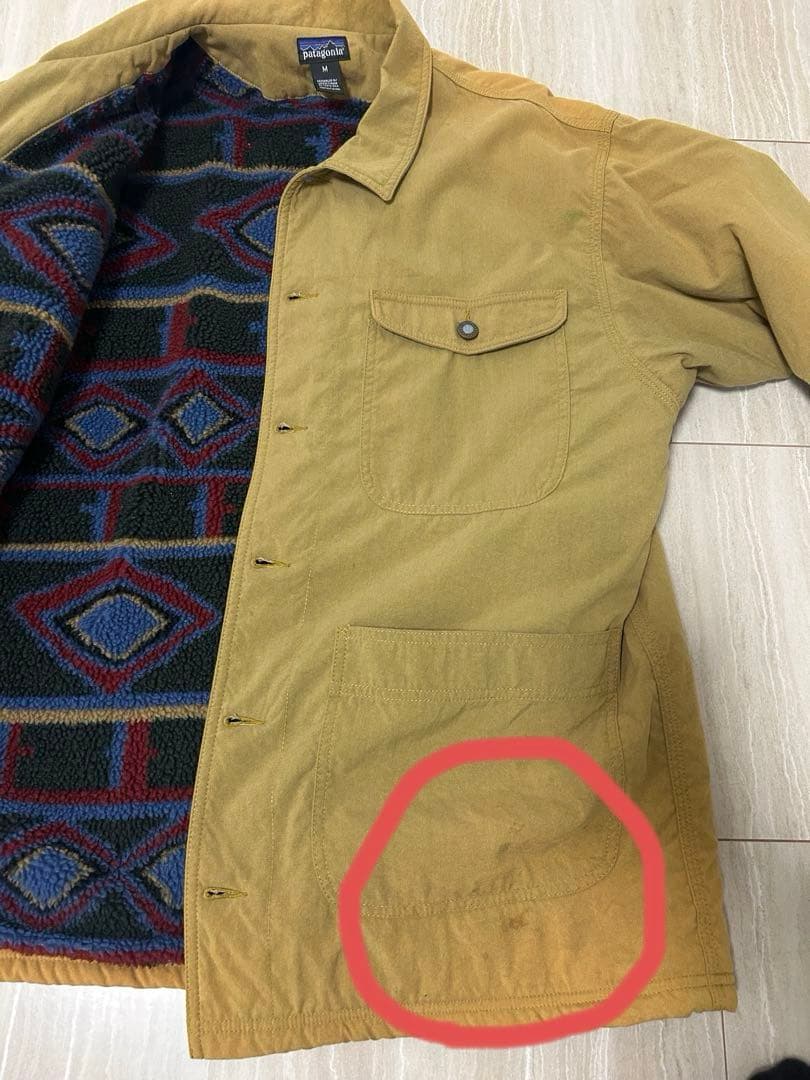 パタゴニア　Patagonia ワークレンジコート　Mサイズ　ブルズアイ