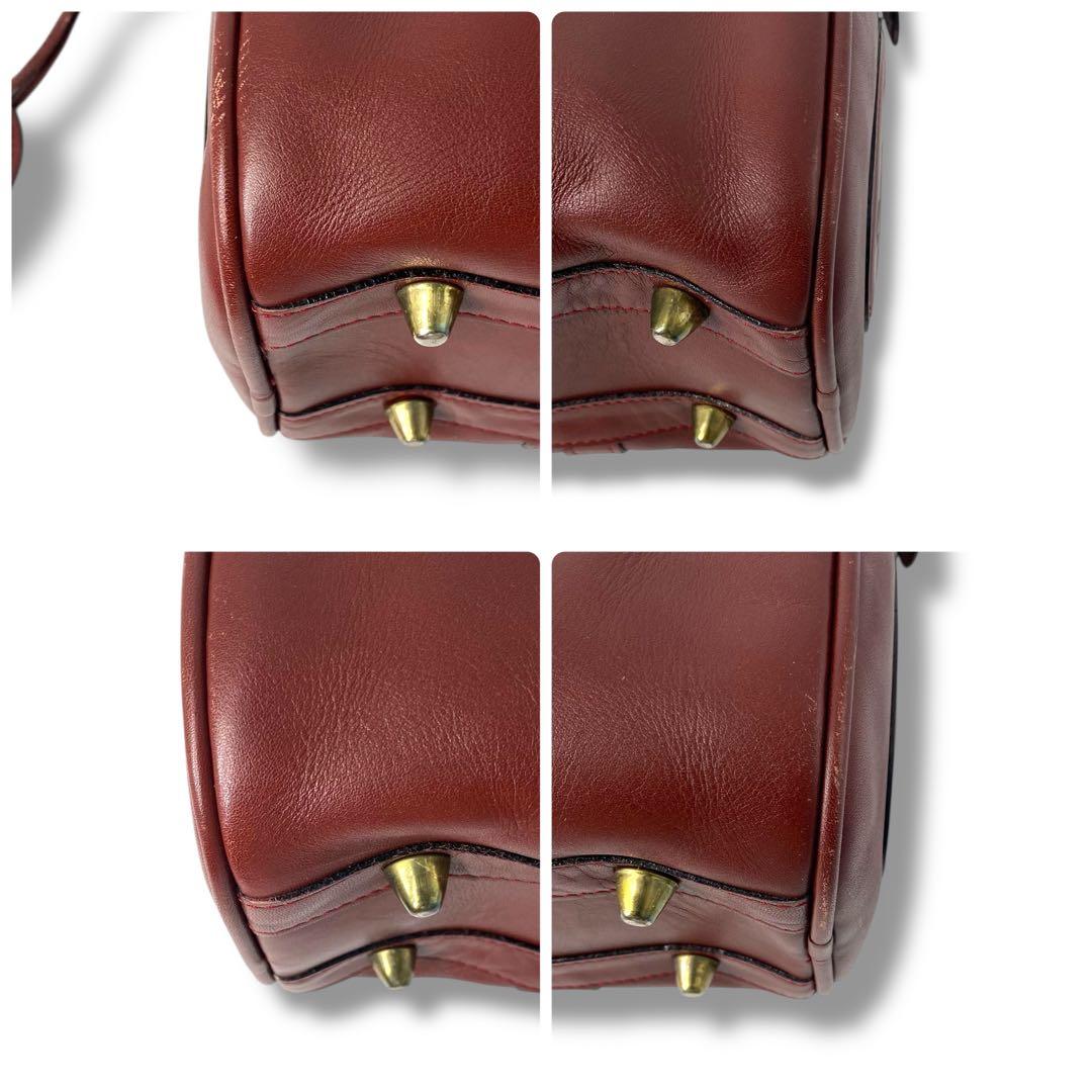 Cartier カルティエ マストライン ミニボストン 南京錠 鍵付き レザー