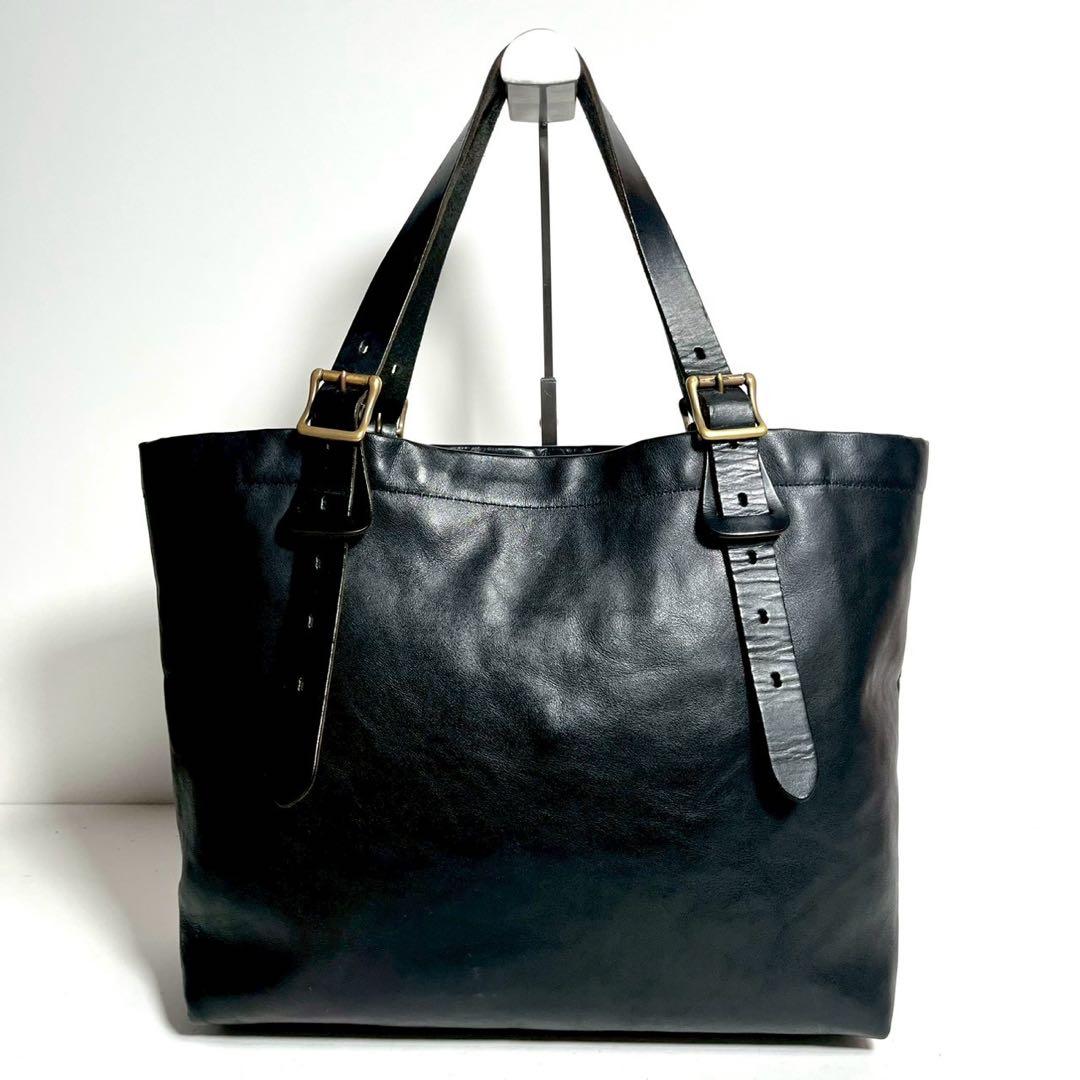 【極上美品✨】 スロー ルボーノ トートバッグ レザー A4 肩掛け 黒