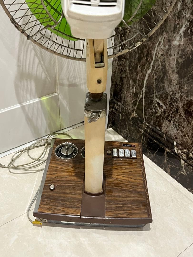 HITACHI 日立 扇風機 H-653 3枚羽 昭和レトロ 動作品