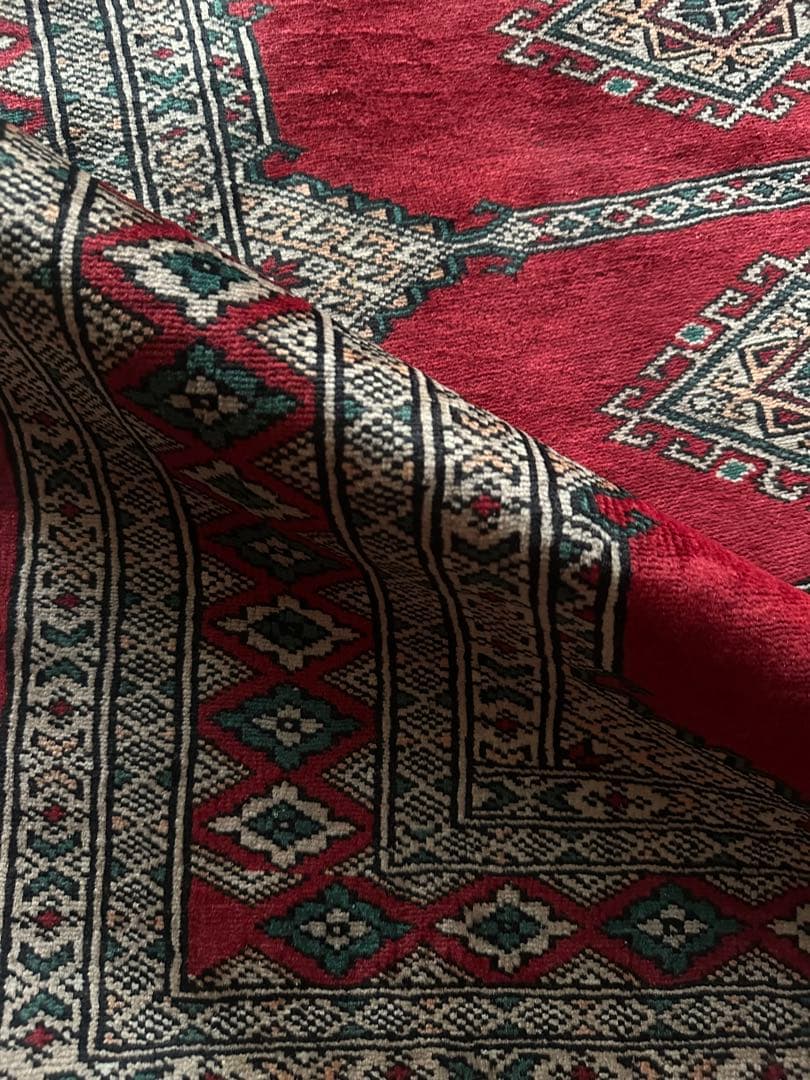 148×96 ヴィンテージラグ　手織ラグ