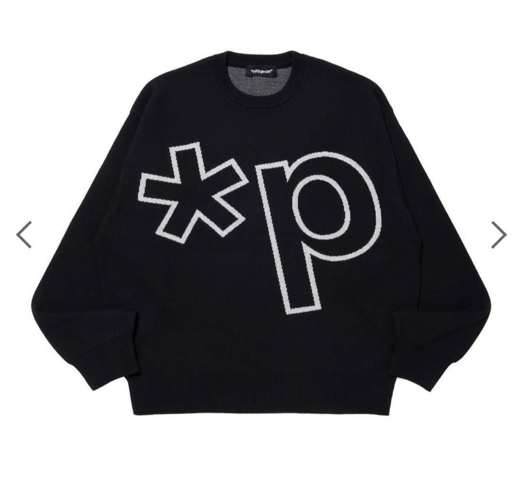【美品】*p(R)ojectR®︎ Logo Knit Sweater