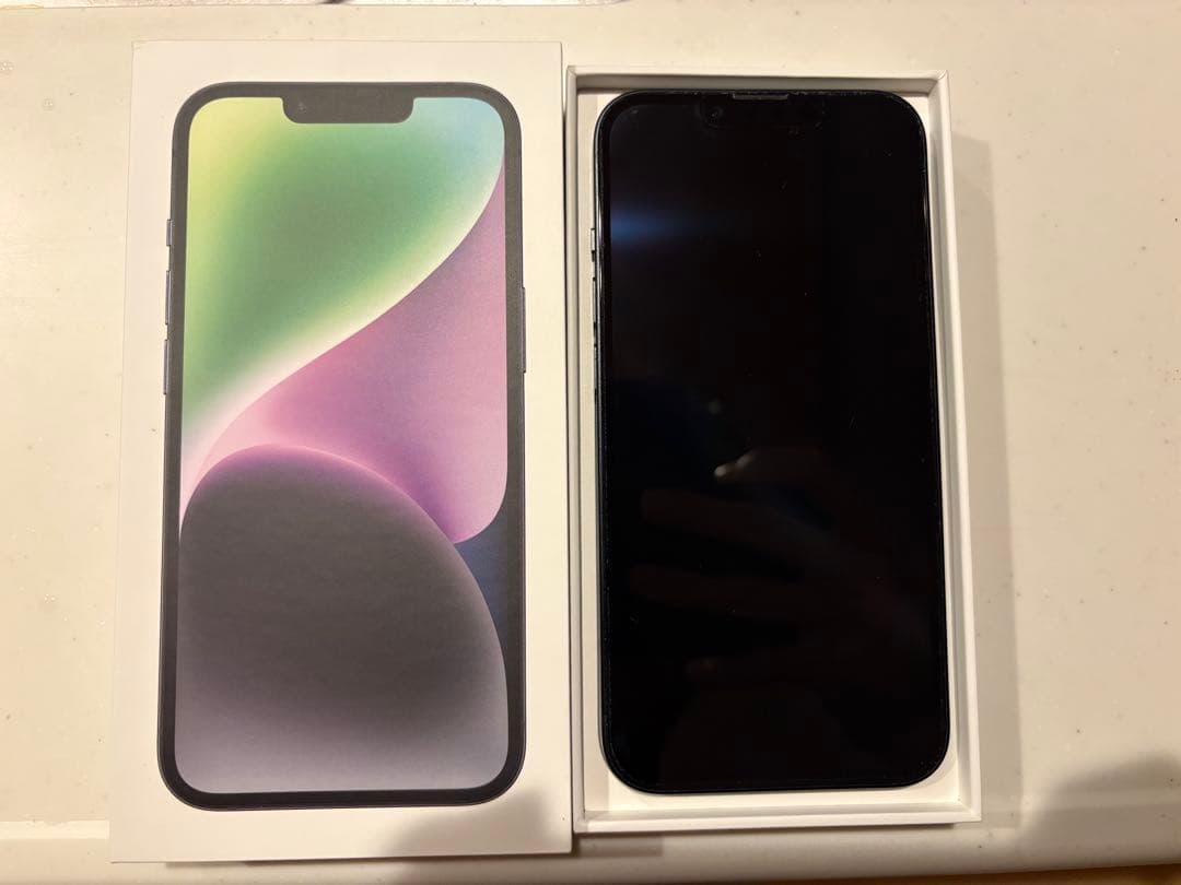 iPhone14本体 128GB ミッドナイト 箱付き