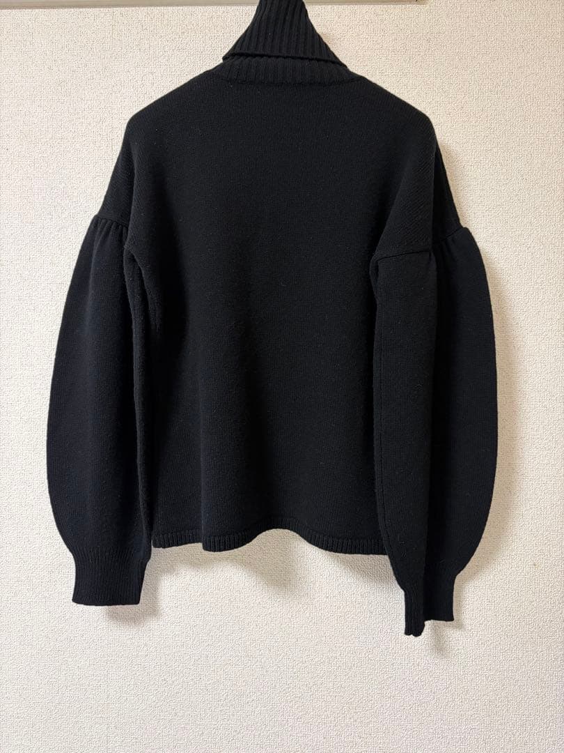 マックスマーラ　ハイネックニット　ブラック　美品