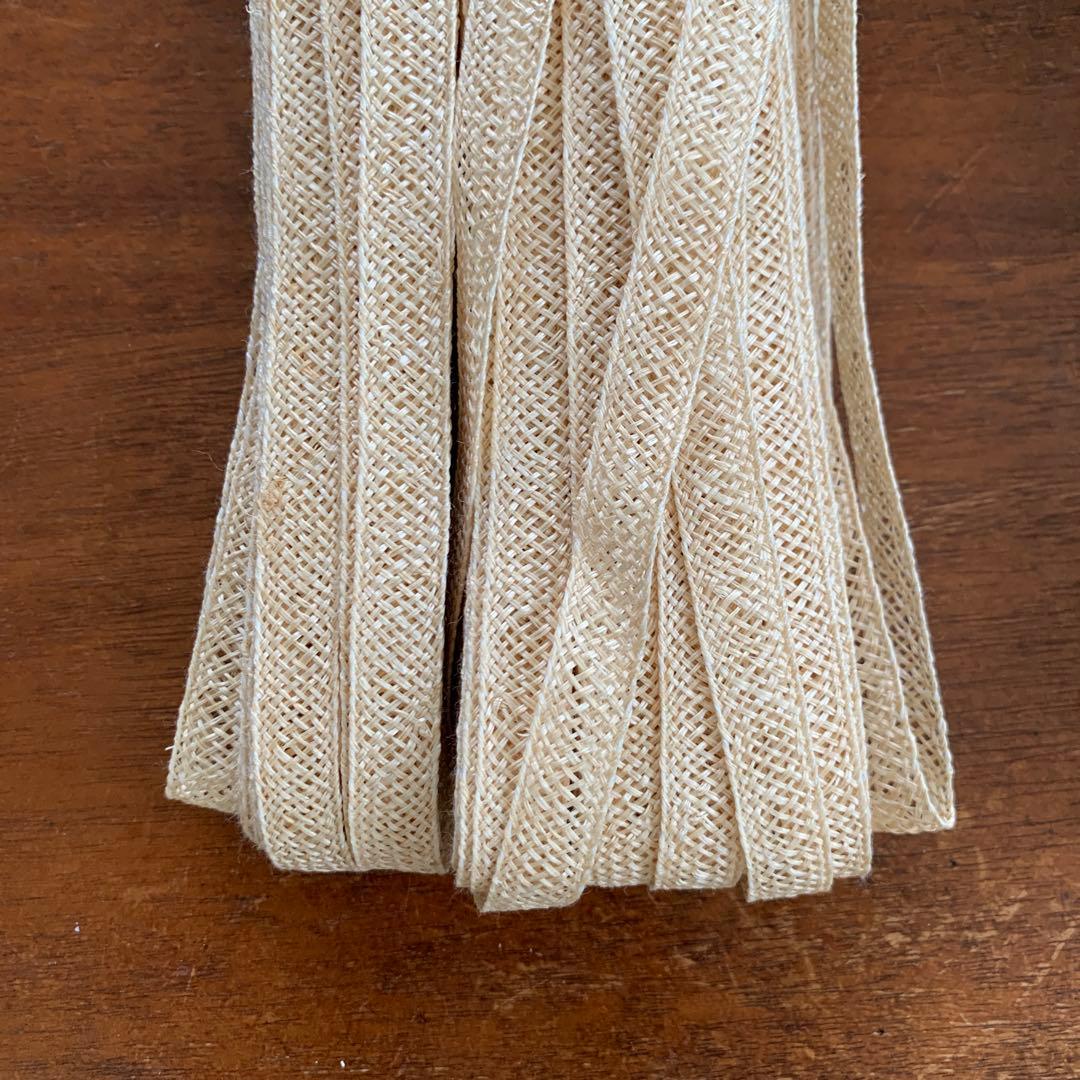 帽子材料　　麻ブレード　4色