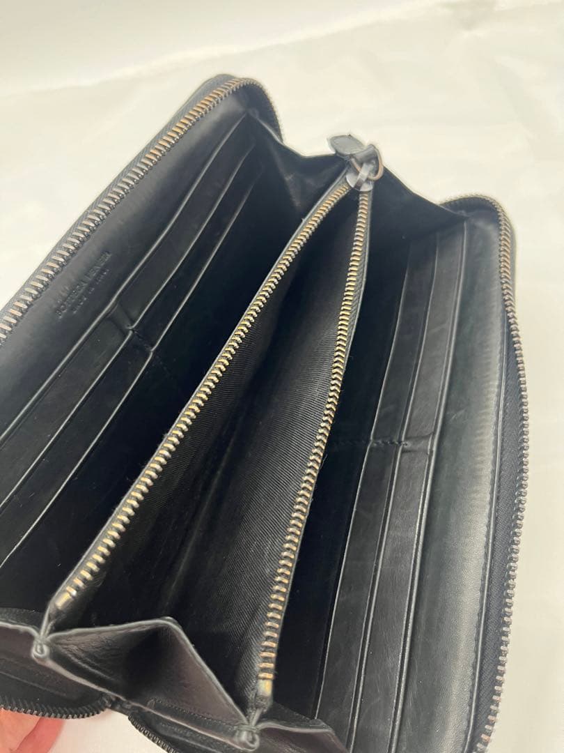 【美品】ボッテガ　長財布　ブラック　黒